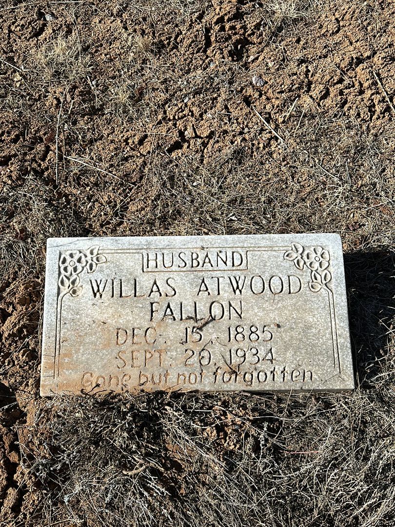 Willas Atwood Fallon's grave. Photo 1
