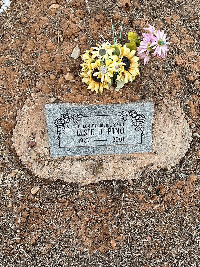 Elsie J. Pino's grave. Photo 1