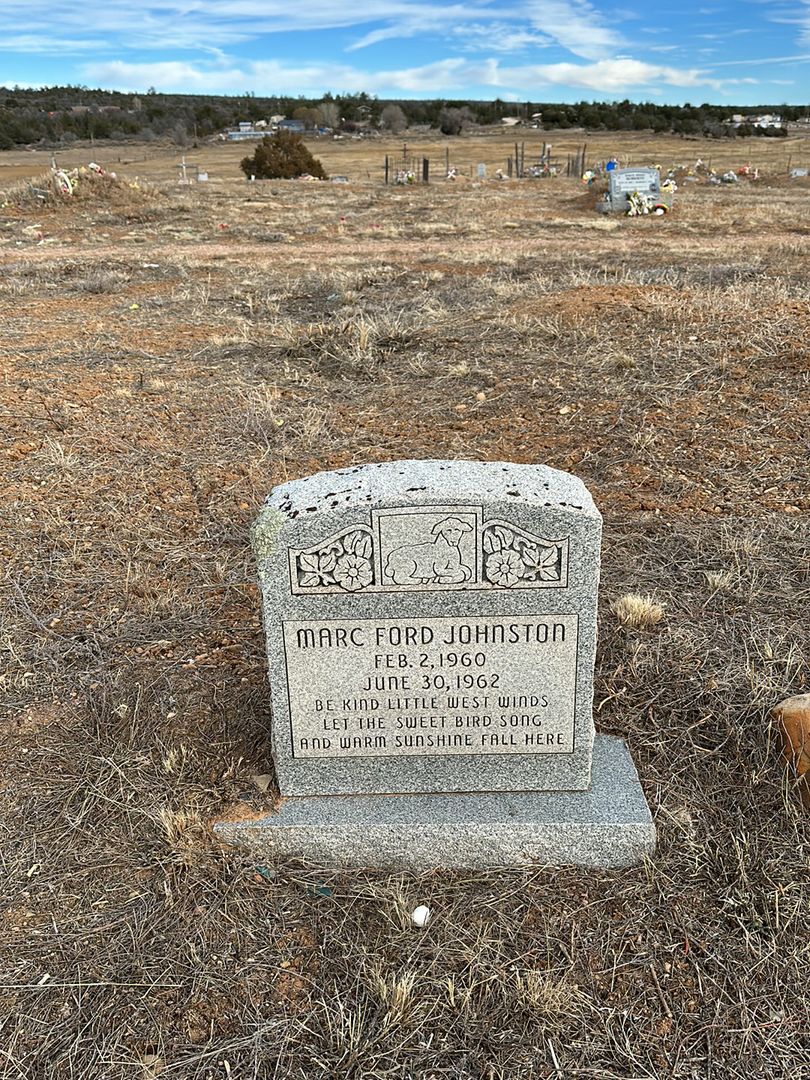 Marc Ford Johnston's grave. Photo 1