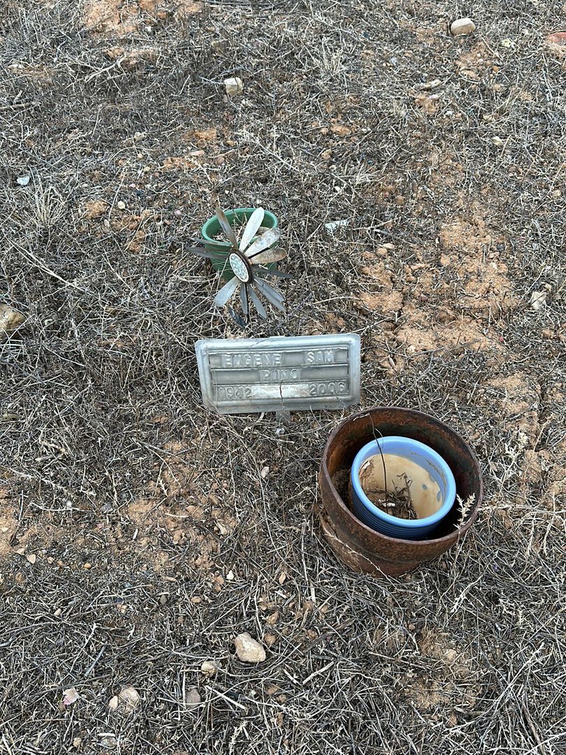 Eugene Sam Pino's grave. Photo 1